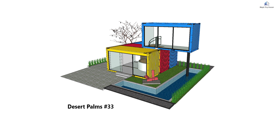 Desert Palms Container Design