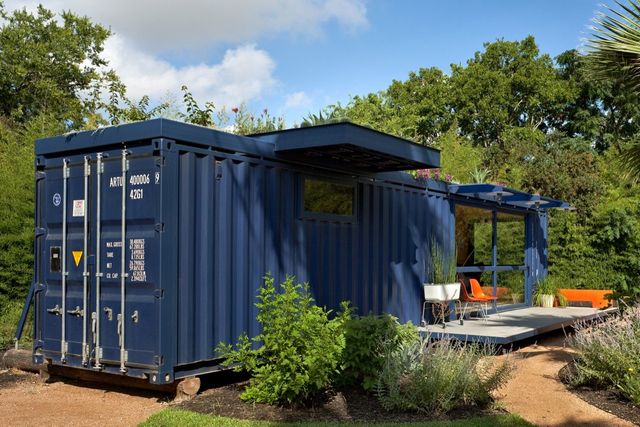 Shipping Container Exterior Home and Business Designs